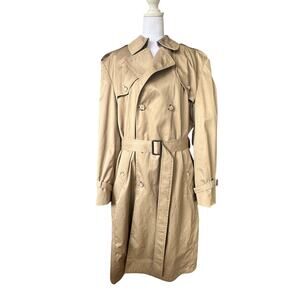 Stafford tan trench coat with belt